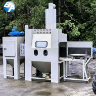 臺車轉(zhuǎn)盤自動噴砂機(jī)
