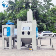 臺車轉(zhuǎn)盤式自動噴砂機(jī)