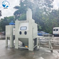 臺車轉(zhuǎn)盤式自動噴砂機(jī)