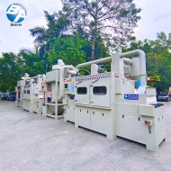 防爆提升輸送式噴砂機(jī)配濕式集塵機(jī)